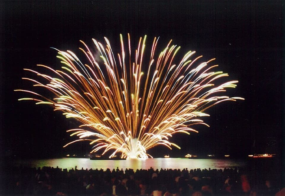 Ebisu Festival, Kurobe dough beach fireworks display