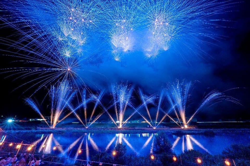 Izunokuni Fireworks Festival Kyanyanne Ohito Summer Festival