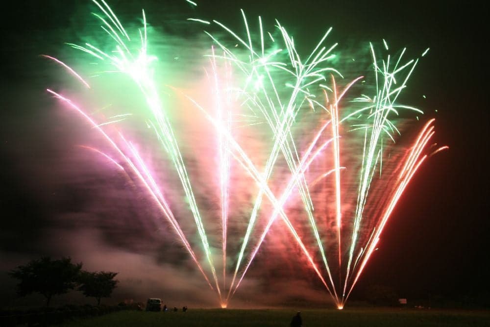 Shinmachi Hometown Festival Fireworks Festival Lantern sink