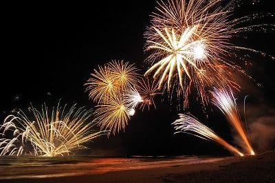 Kawazu Onsen Village Imai Beach Launch Fireworks Festival