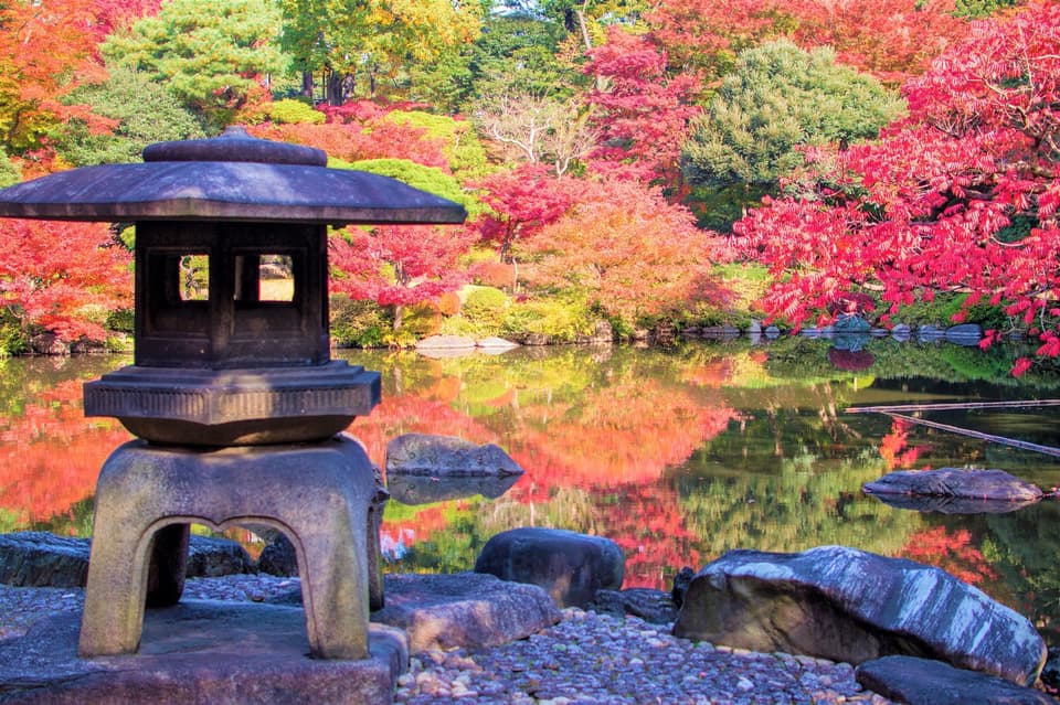 旧古河庭園の紅葉