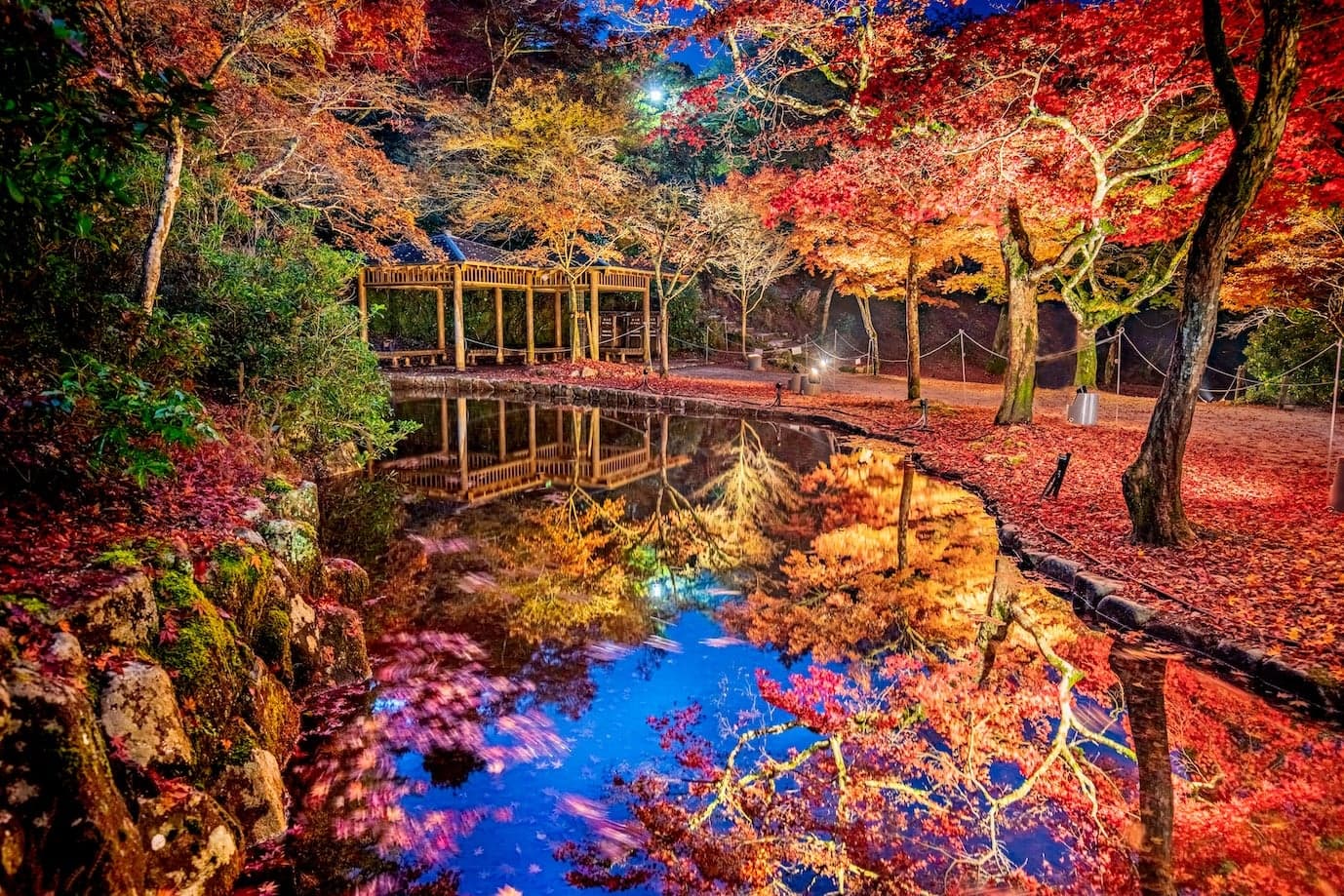 宮島・紅葉谷公園の紅葉