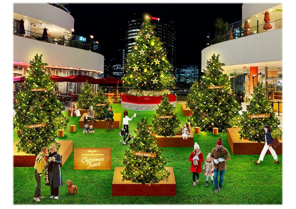 横浜ベイクォーター Lindt Teddy's Christmas