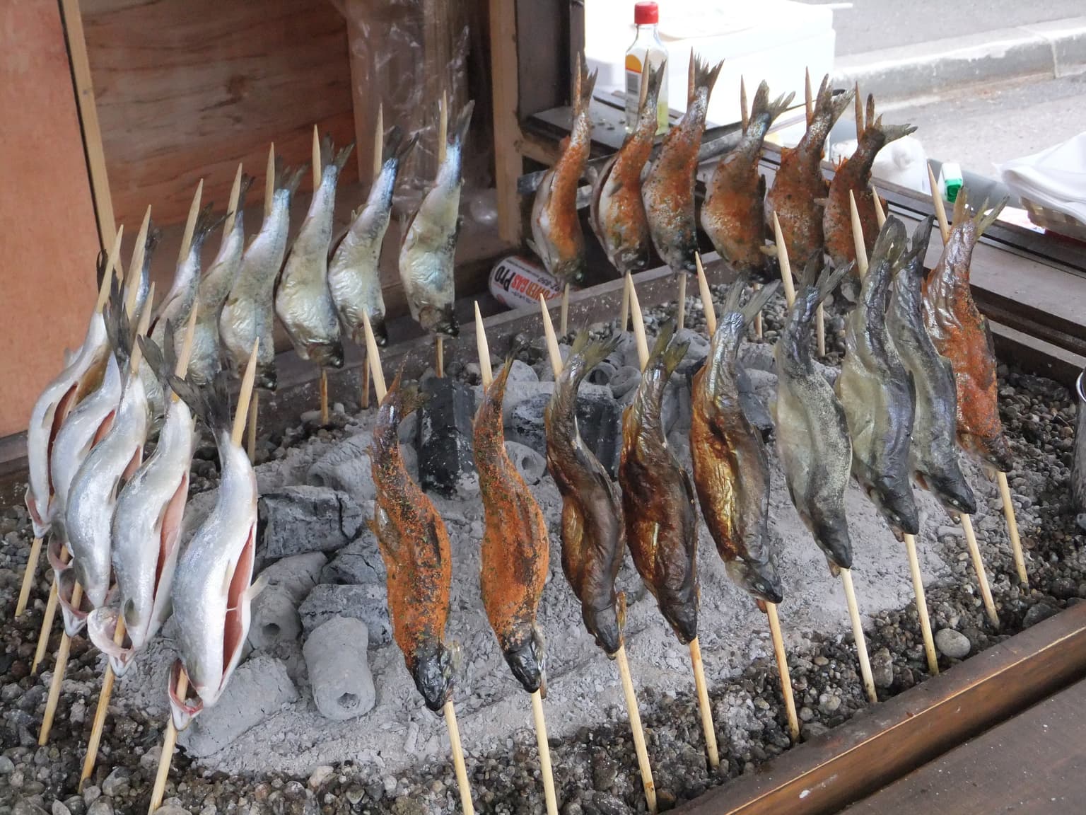 チップ(ヒメマス)のいろり焼きも!