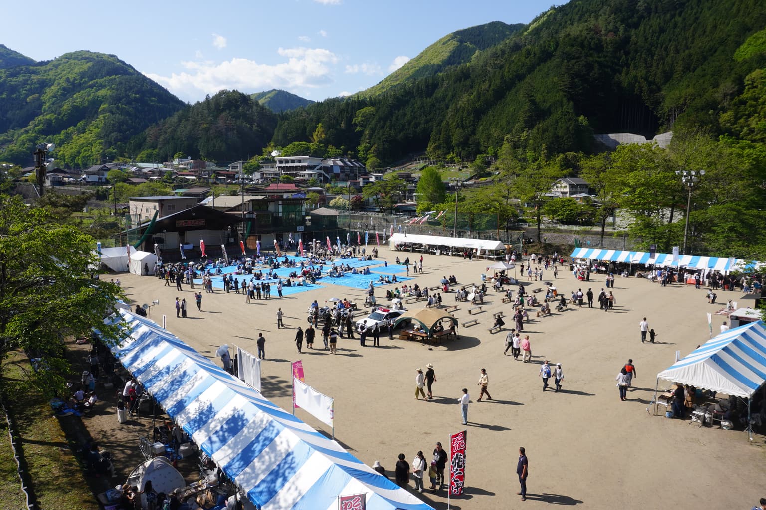 源流まつり遠景