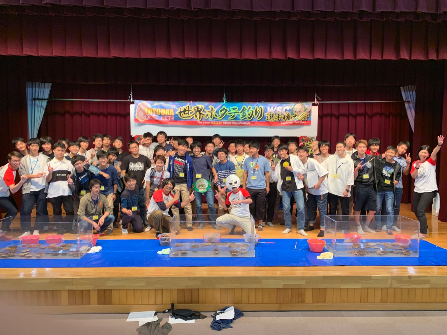 豊浦ほたて釣り体験1