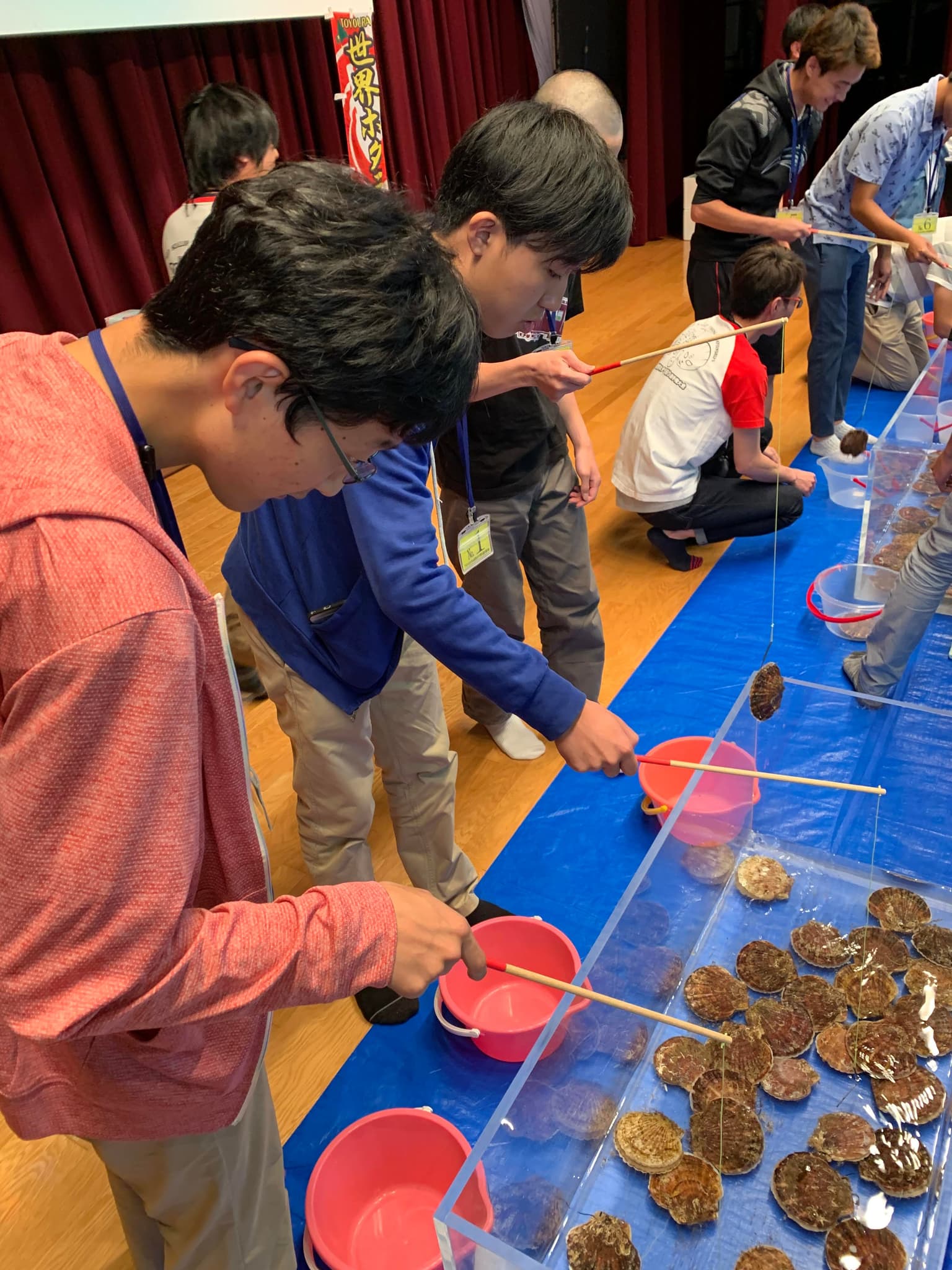 豊浦ほたて釣り体験2