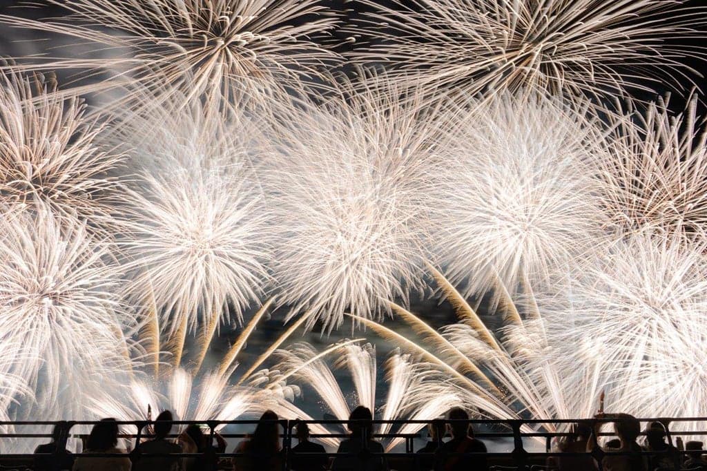 Beppu Fire Sea Festival Noryo Fireworks Festival