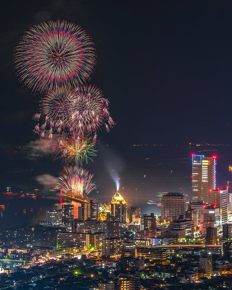The 59th Sanuki Takamatsu Festival Fireworks Festival