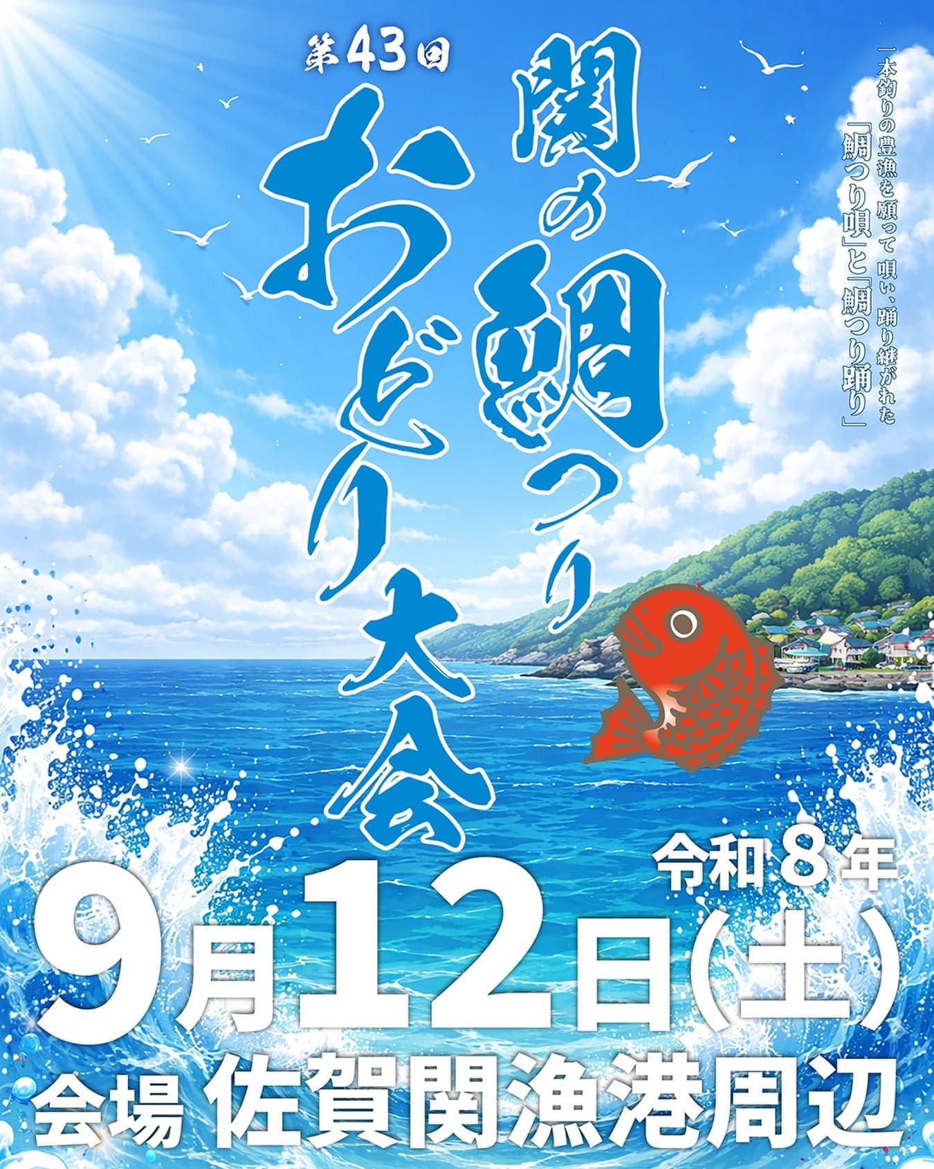 関の鯛つりおどり大会