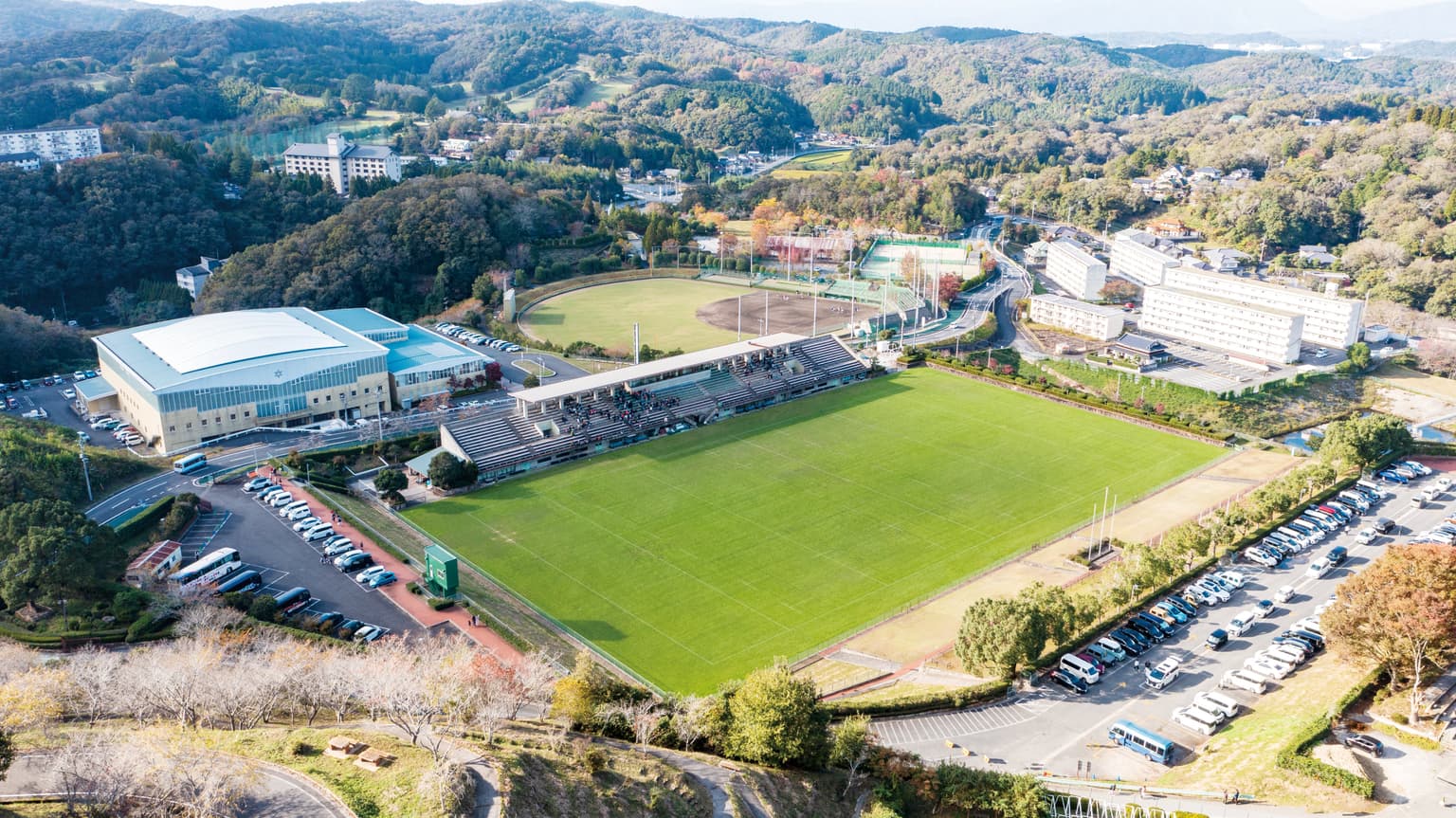 Okayama Prefecture Mimasaka Rugby Football Field